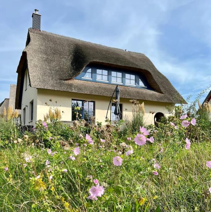 Stilvolles Reetdachhaus Coastline An Der Ostsee Groß Schwansee Exteriör bild
